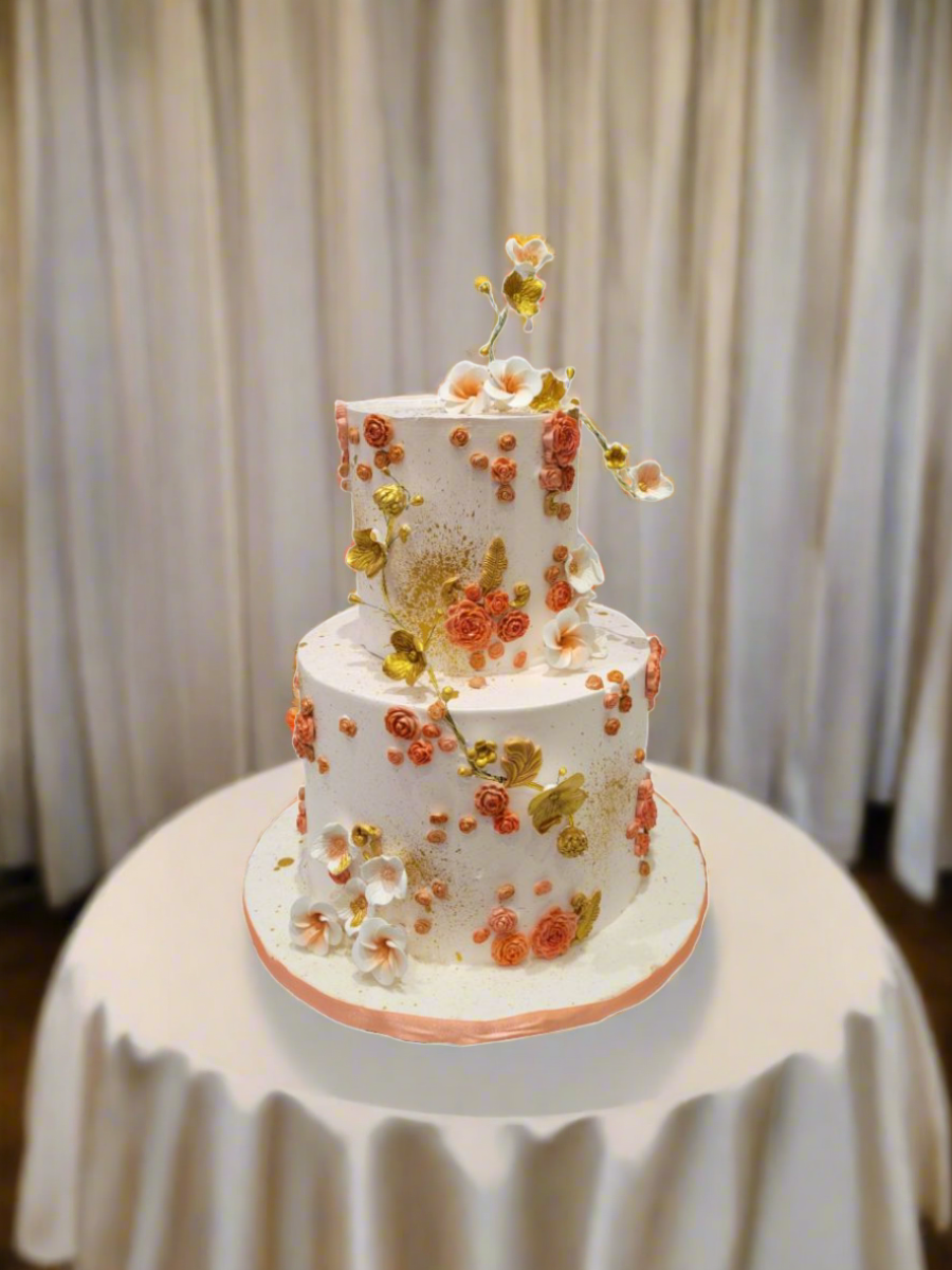 Summer Theme Wedding Cake