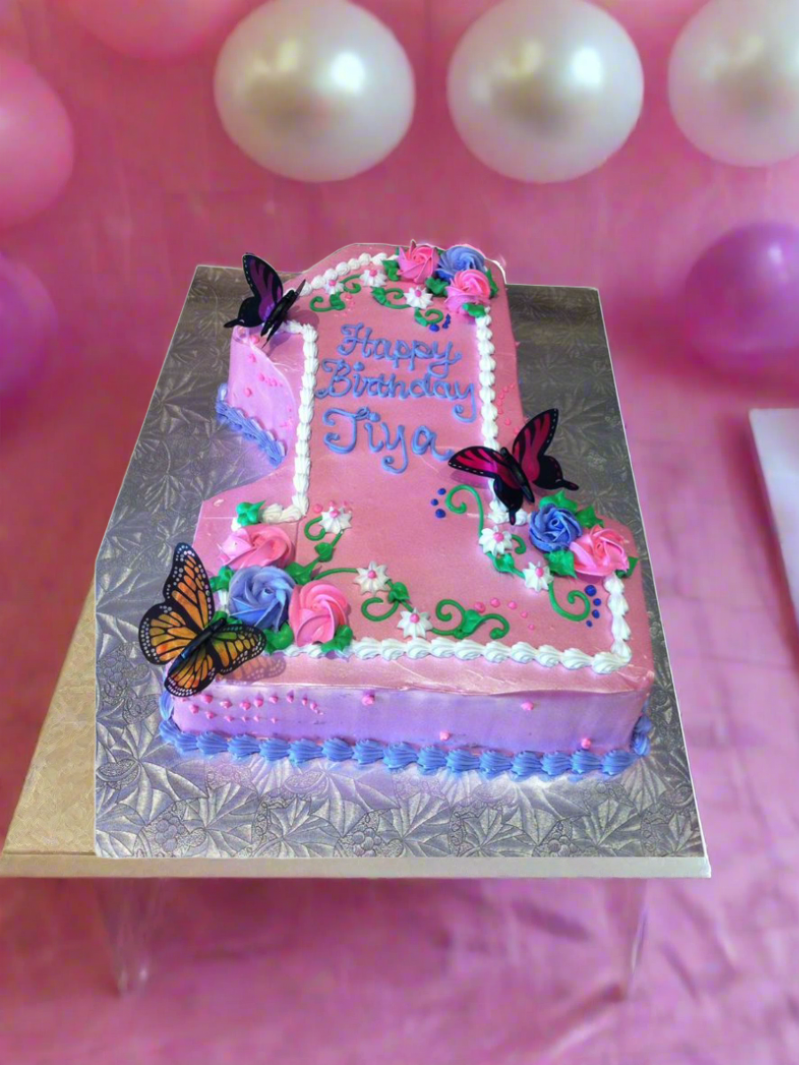 1St Birthday Butterfly Cake