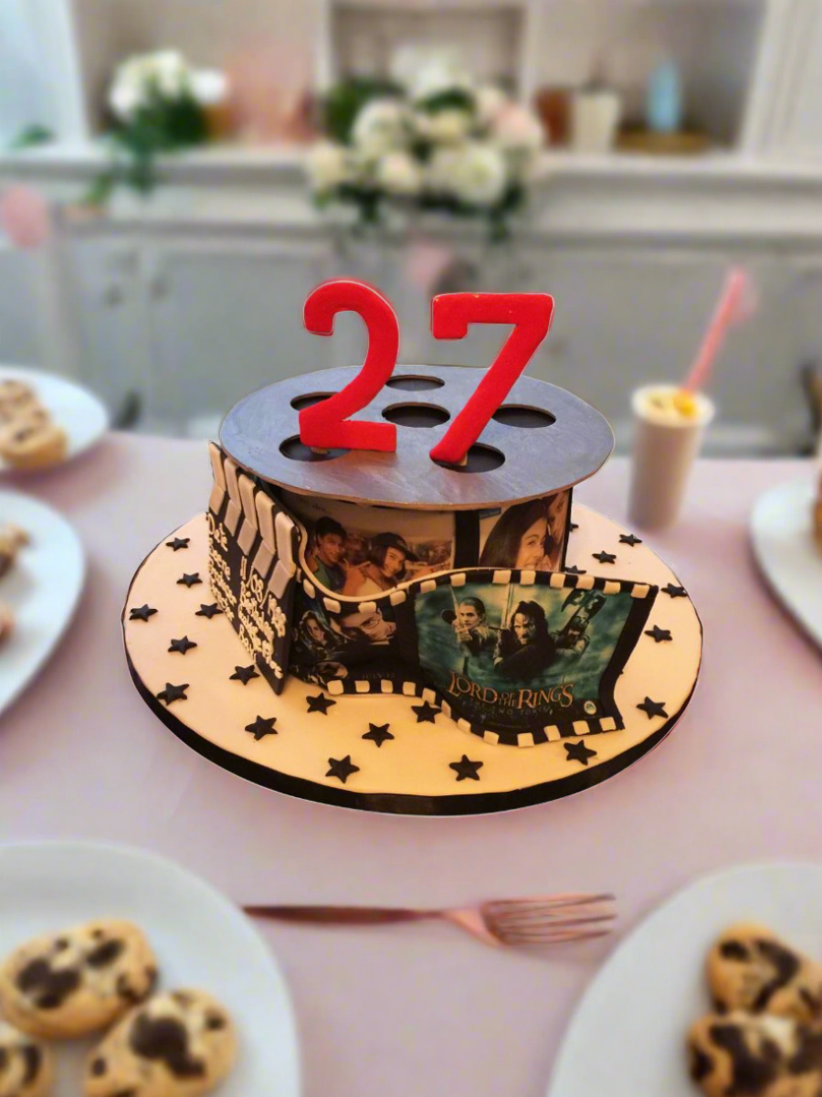Film Theme Fondant Cake