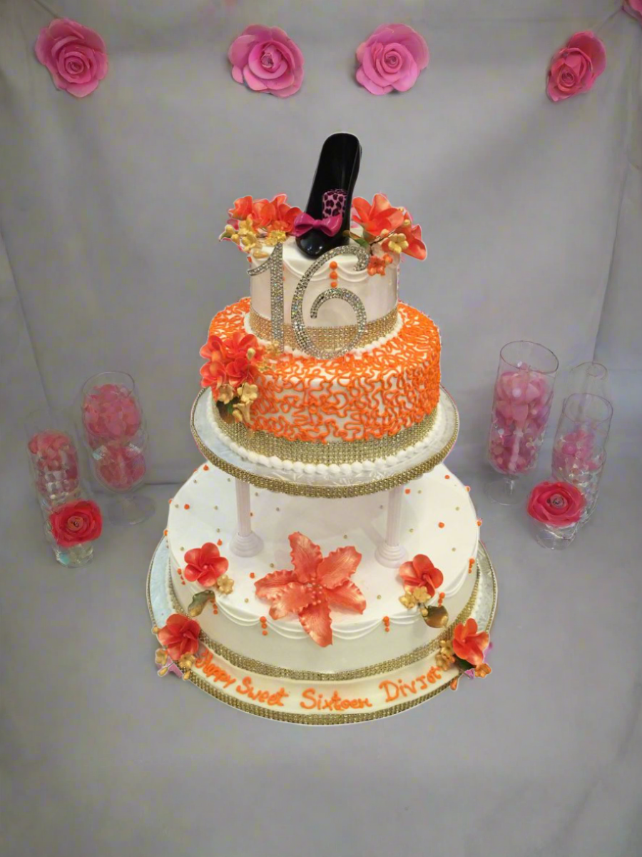 Divjot Sweet Sixteen Cake