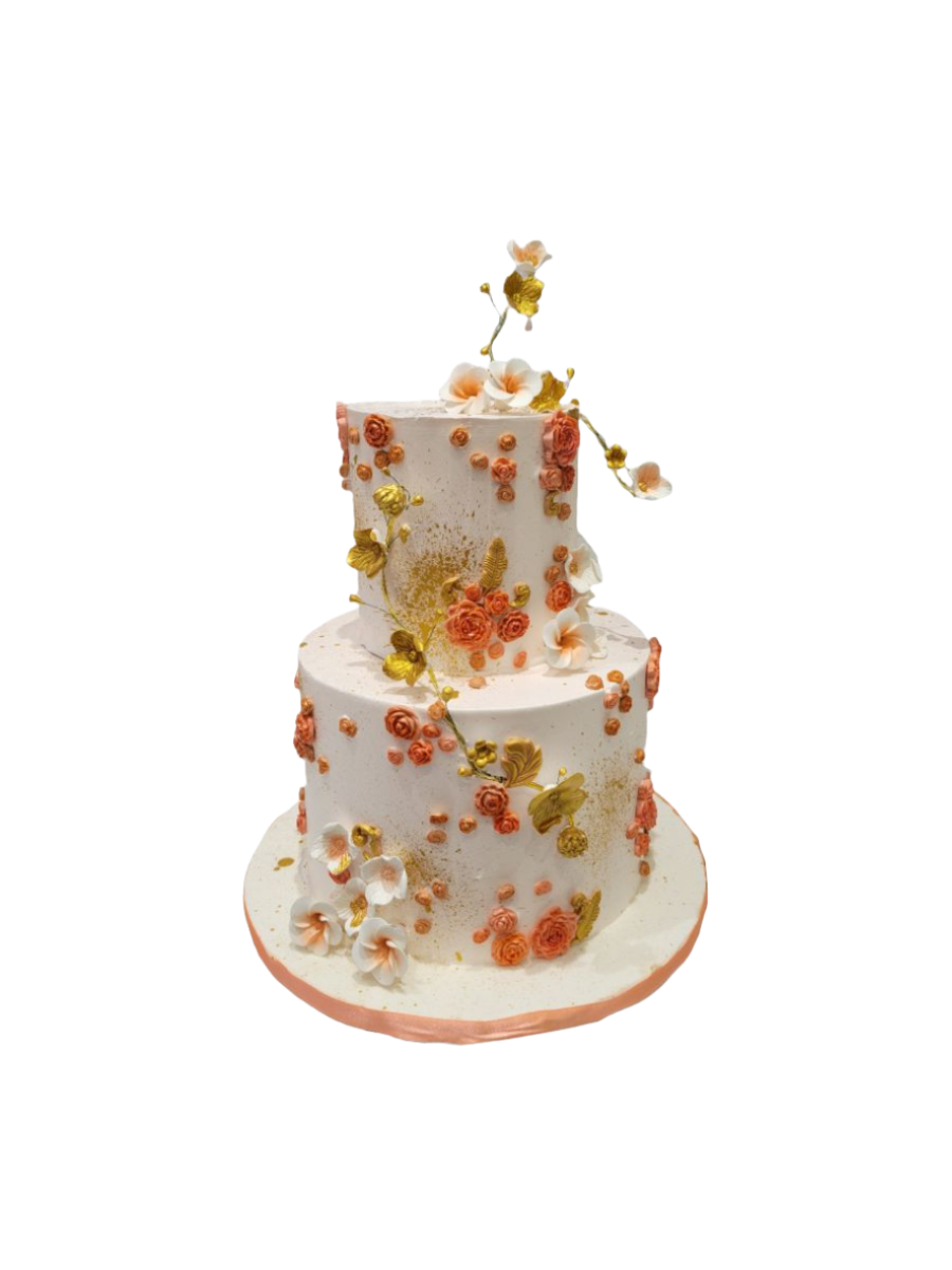 Summer Theme Wedding Cake