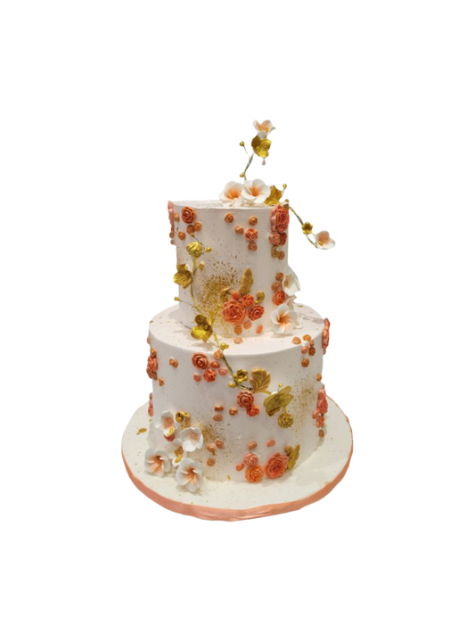 Summer Theme Wedding Cake