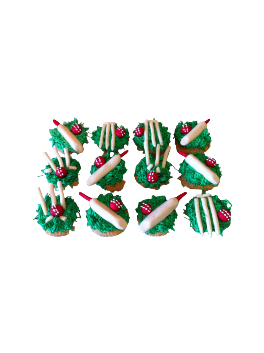 Cricket Cupcakes - (Pack Of 6)