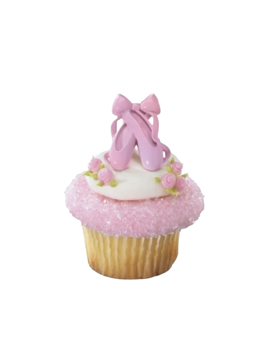 Ballet Slipper Cupcakes - (Pack of 6)