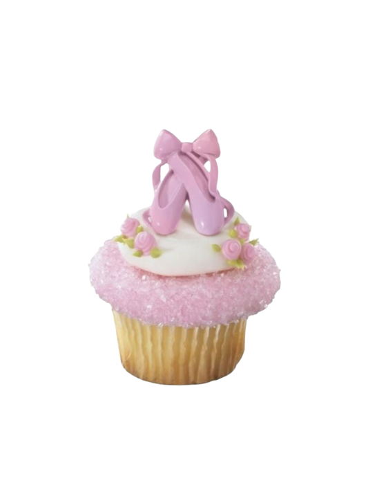 Ballet Slipper Cupcakes - (Pack of 6)