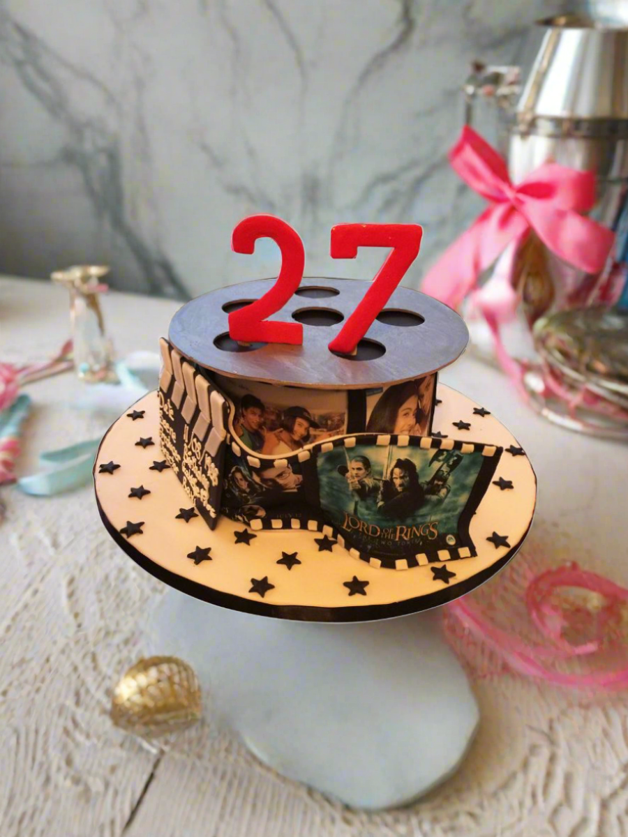 Film Theme Fondant Cake