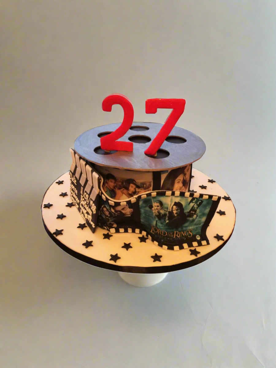 Film Theme Fondant Cake