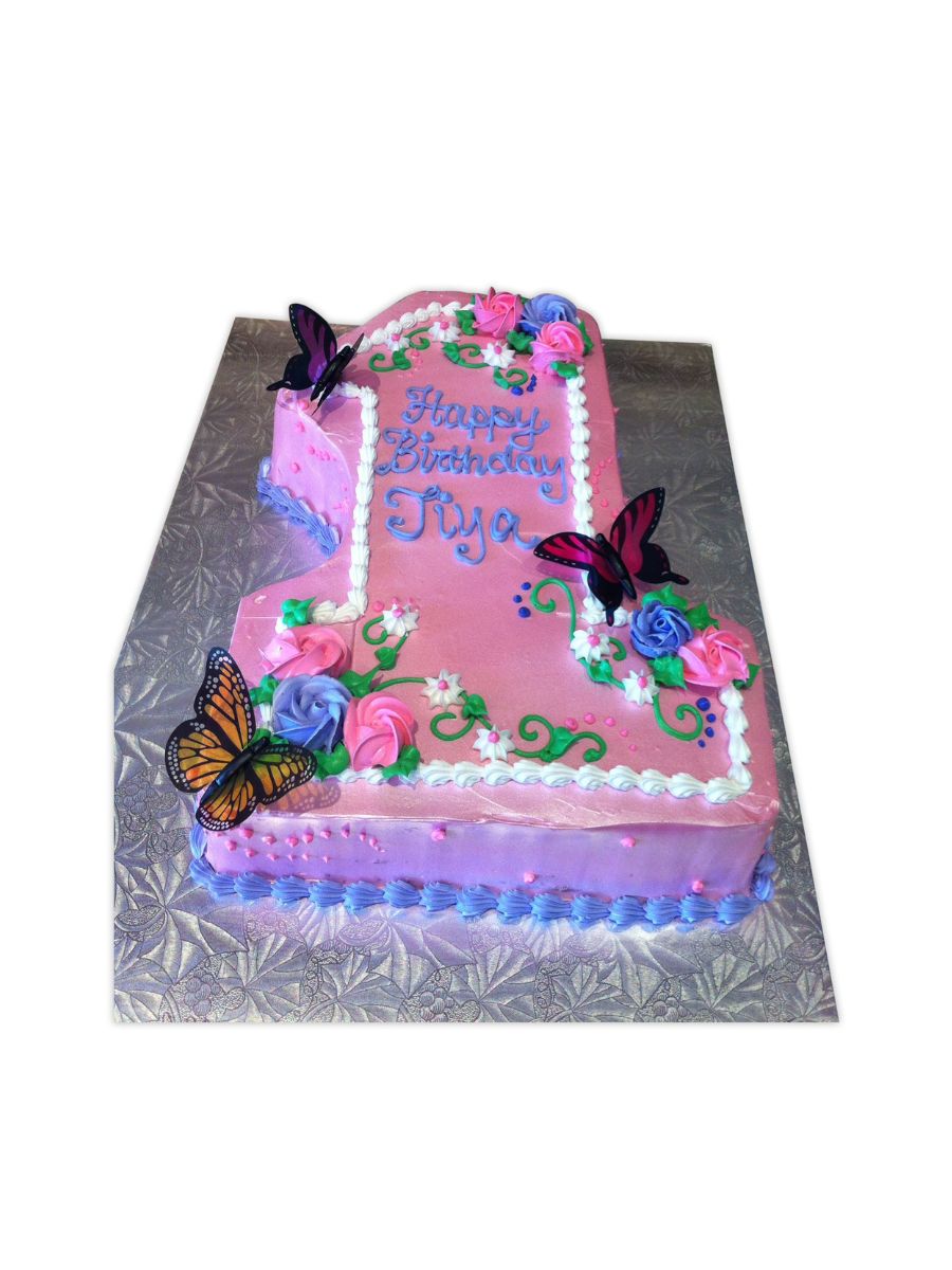 1St Birthday Butterfly Cake
