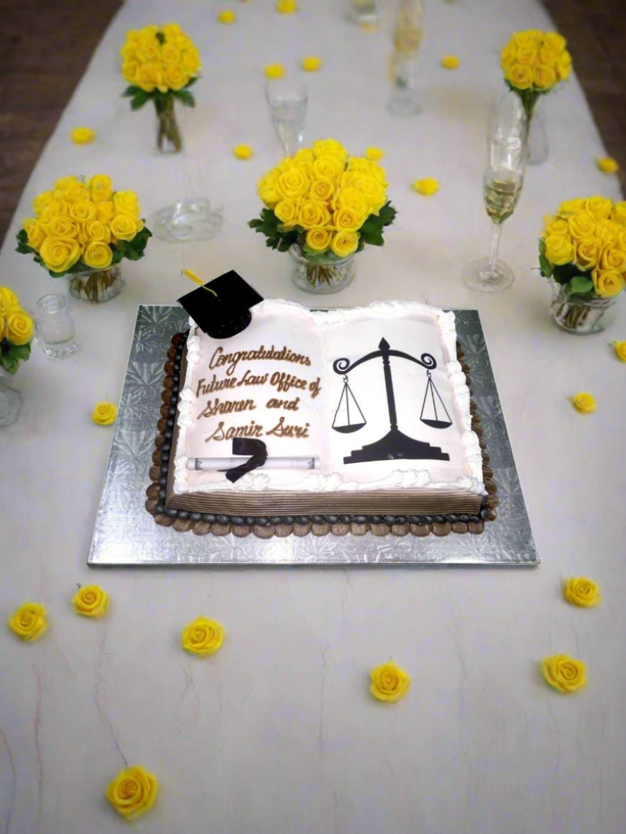 Diploma Book Cake