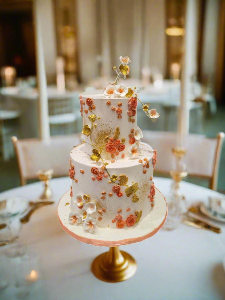 Summer Theme Wedding Cake