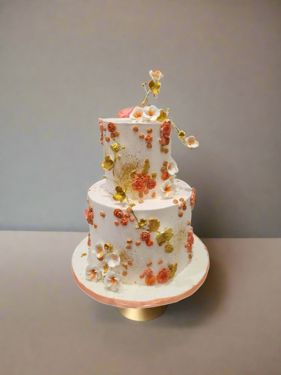 Summer Theme Wedding Cake