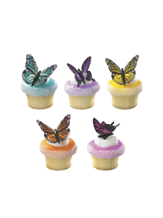 Butterfly Beauty Cupcakes - (Pack of 6)