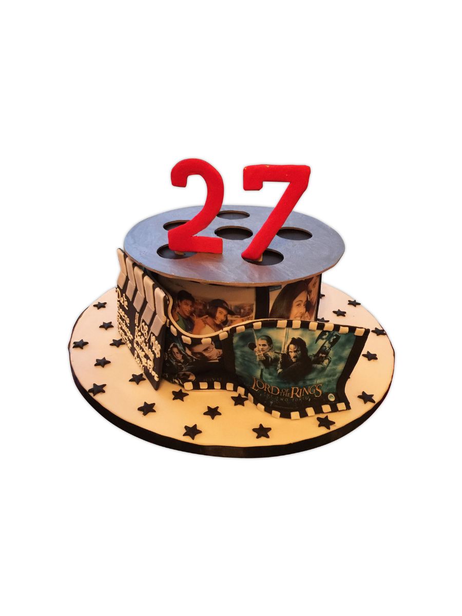 Film Theme Fondant Cake