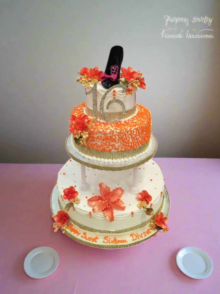 Divjot Sweet Sixteen Cake