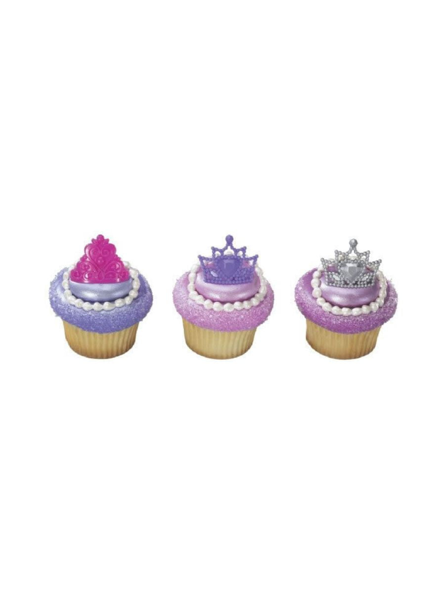 Queen Crown Rings Cupcakes - (Pack of 6)