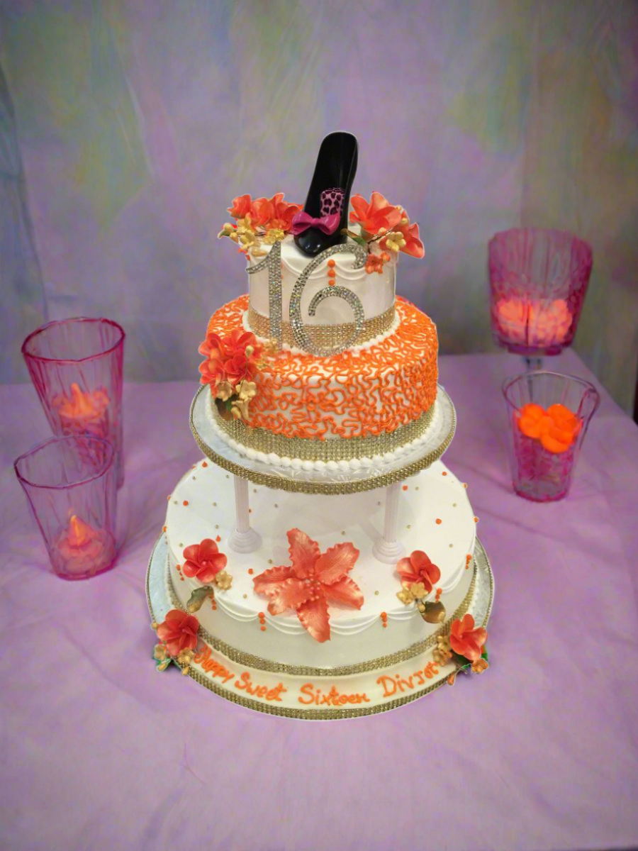 Divjot Sweet Sixteen Cake