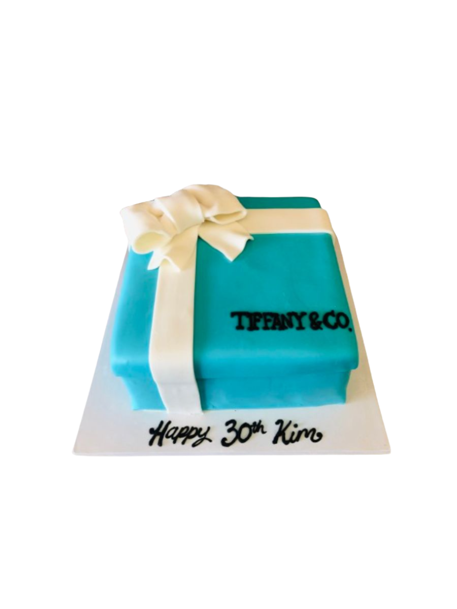 Tiffany Gift Box Cake