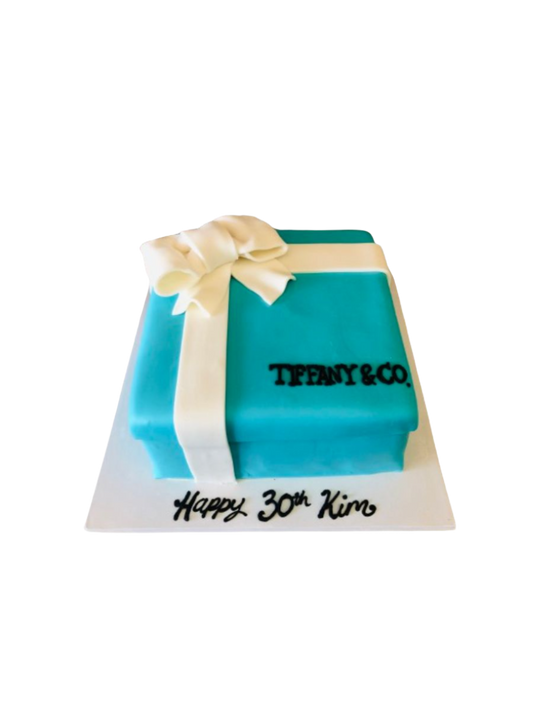 Tiffany Gift Box Cake