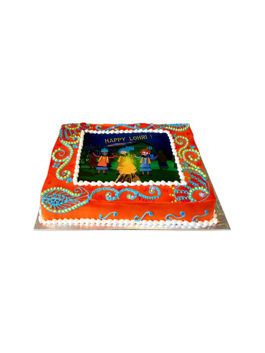 Dancing Lohri Cake