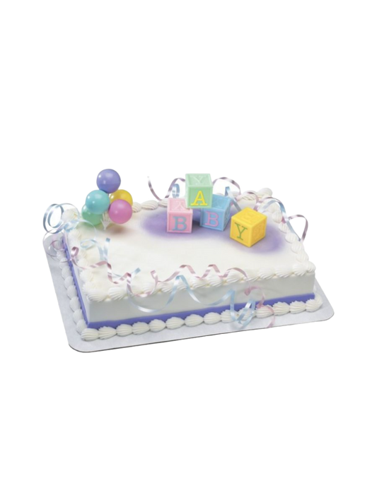 Baby Blocks Cake