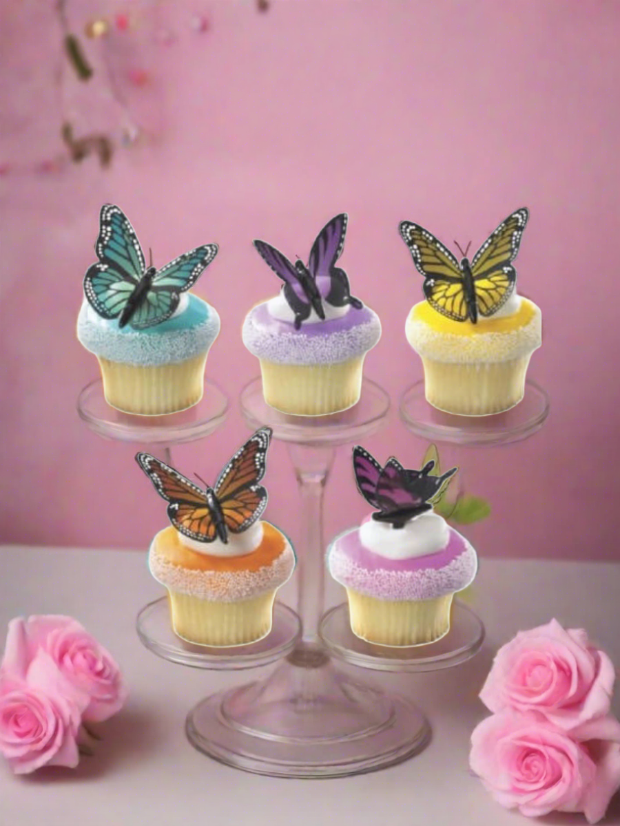 Butterfly Beauty Cupcakes - (Pack of 6)