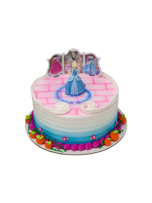 Disney Princess Cinderella Transforms Cake