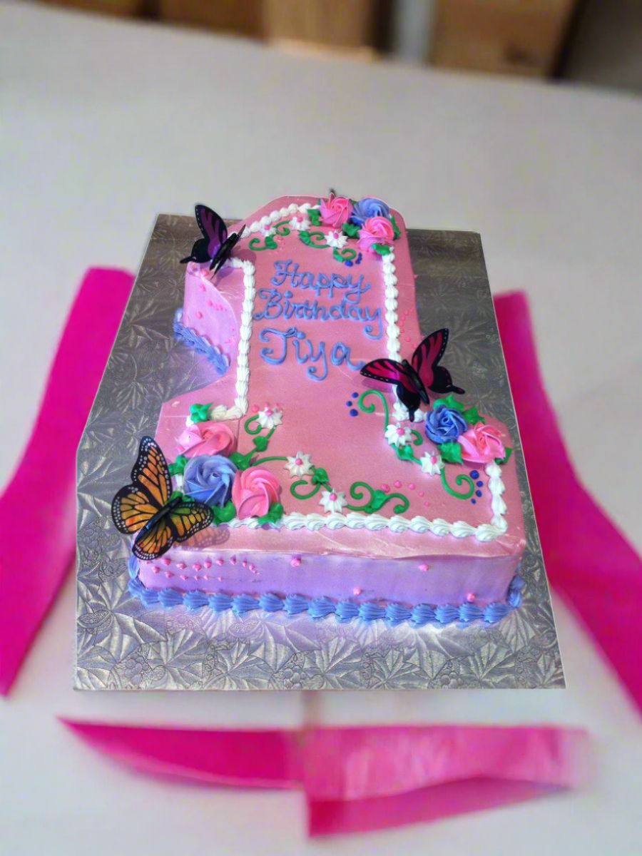 1St Birthday Butterfly Cake