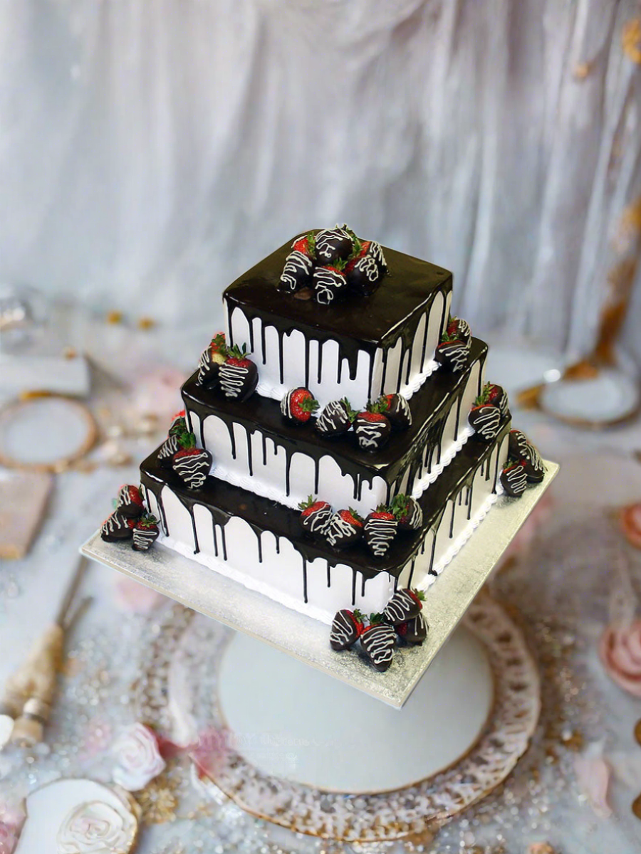 Emily Chocolate Wedding Cake