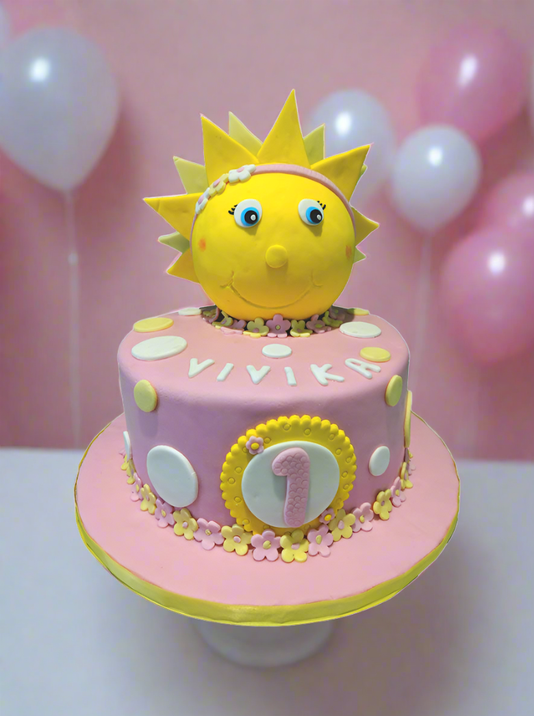 Vivika 1St Birthday Cake