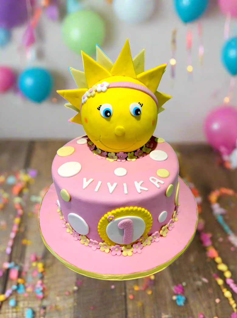 Vivika 1St Birthday Cake