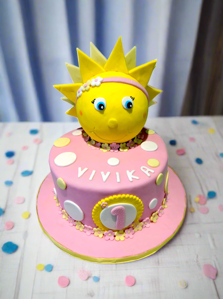 Vivika 1St Birthday Cake