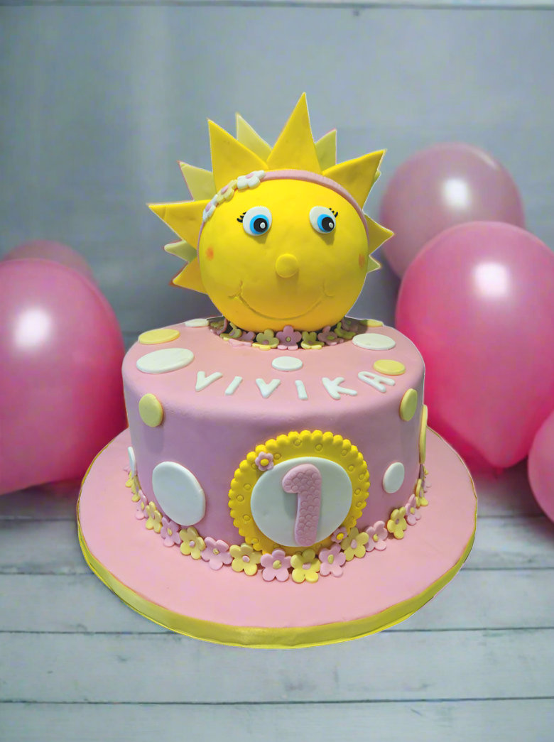 Vivika 1St Birthday Cake