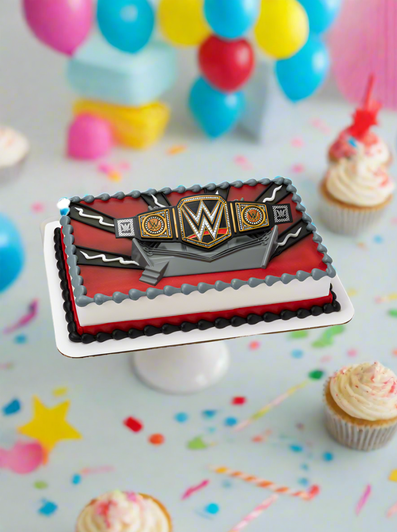 Wwe Championship Cake