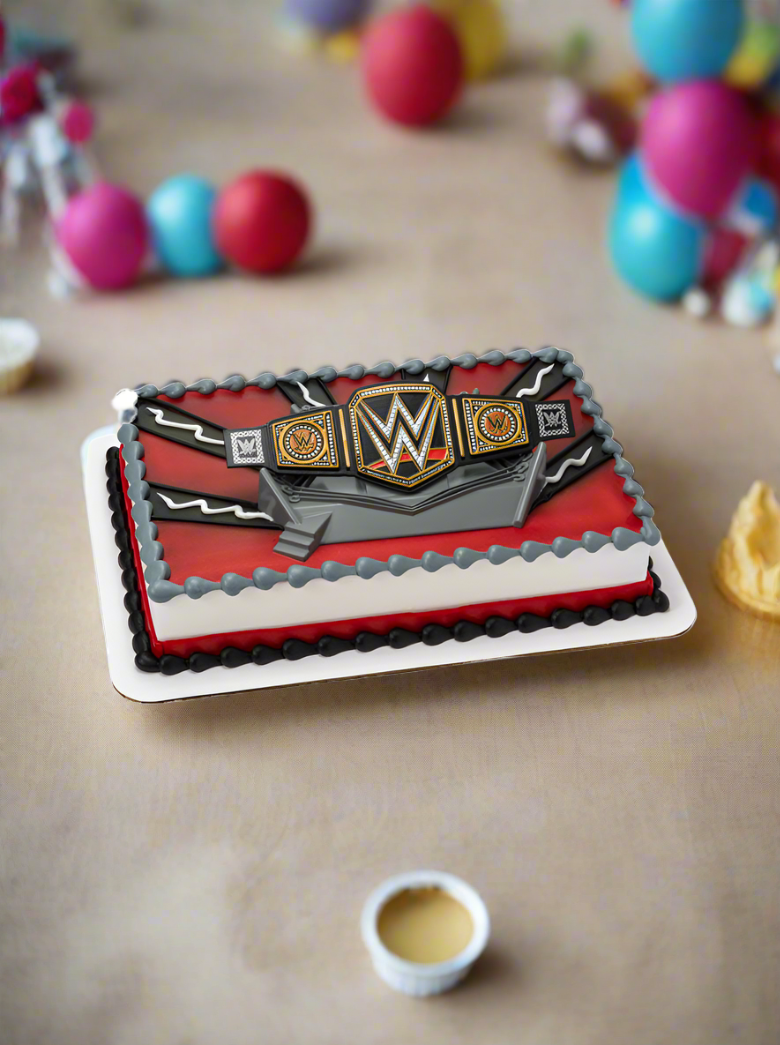 Wwe Championship Cake