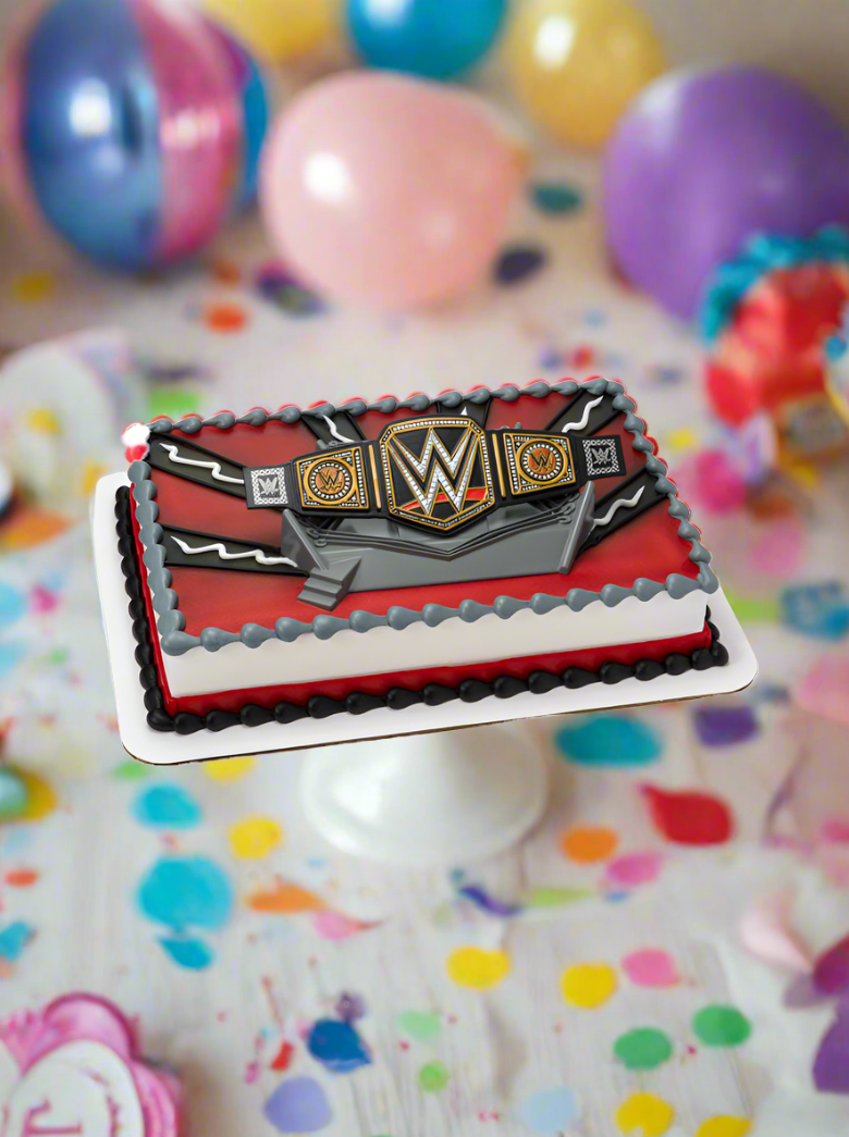 Wwe Championship Cake