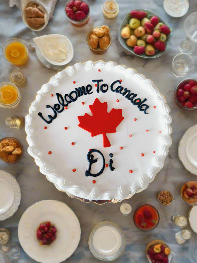 Welcome To Canada Cake