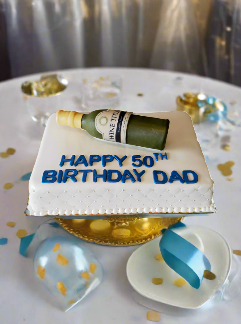 Wine Bottle Cake