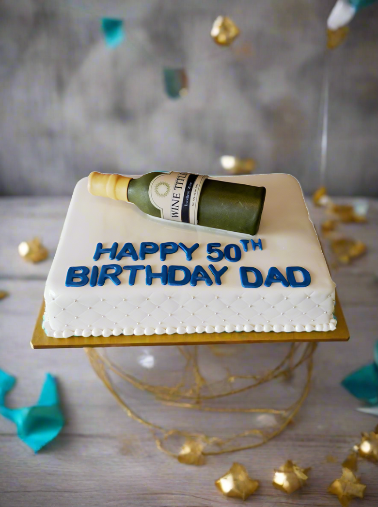 Wine Bottle Cake