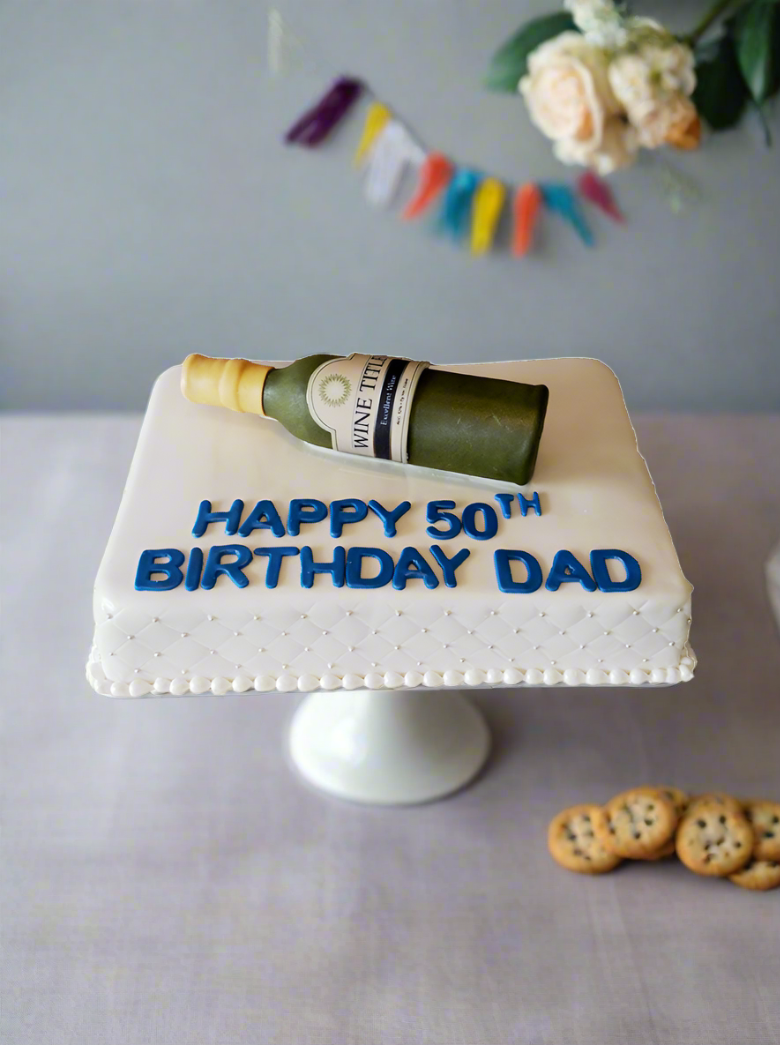 Wine Bottle Cake