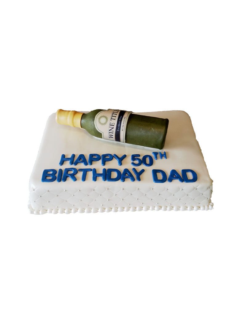 Wine Bottle Cake