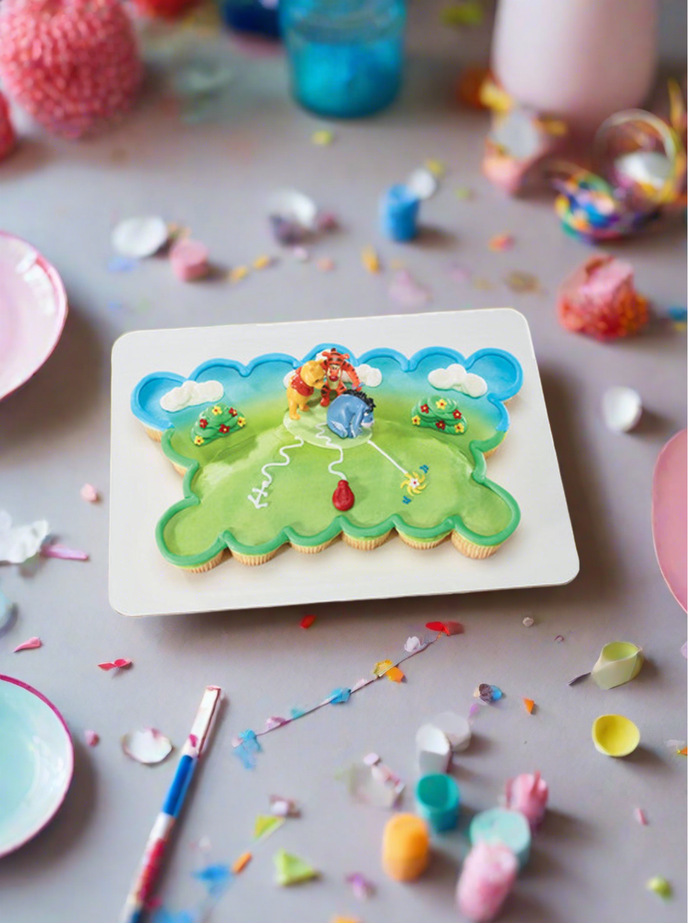 Winnie The Pooh New Tail For Eeyore Cupcakes