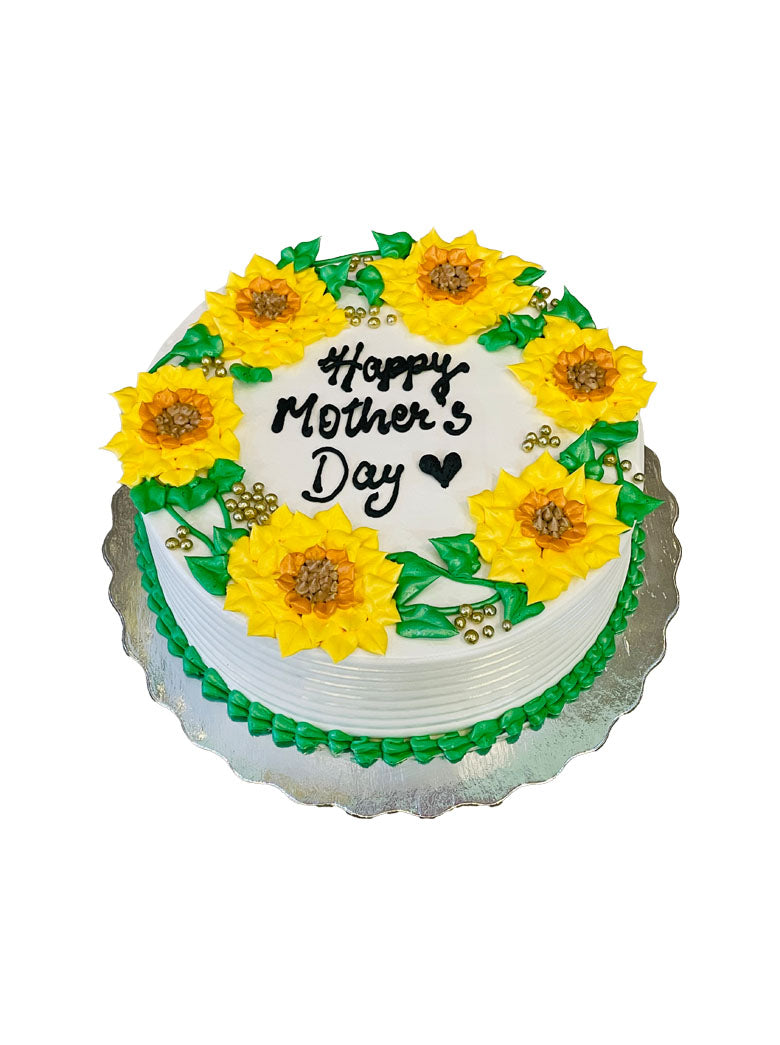 Yellow Blossom Mothers Day Cake