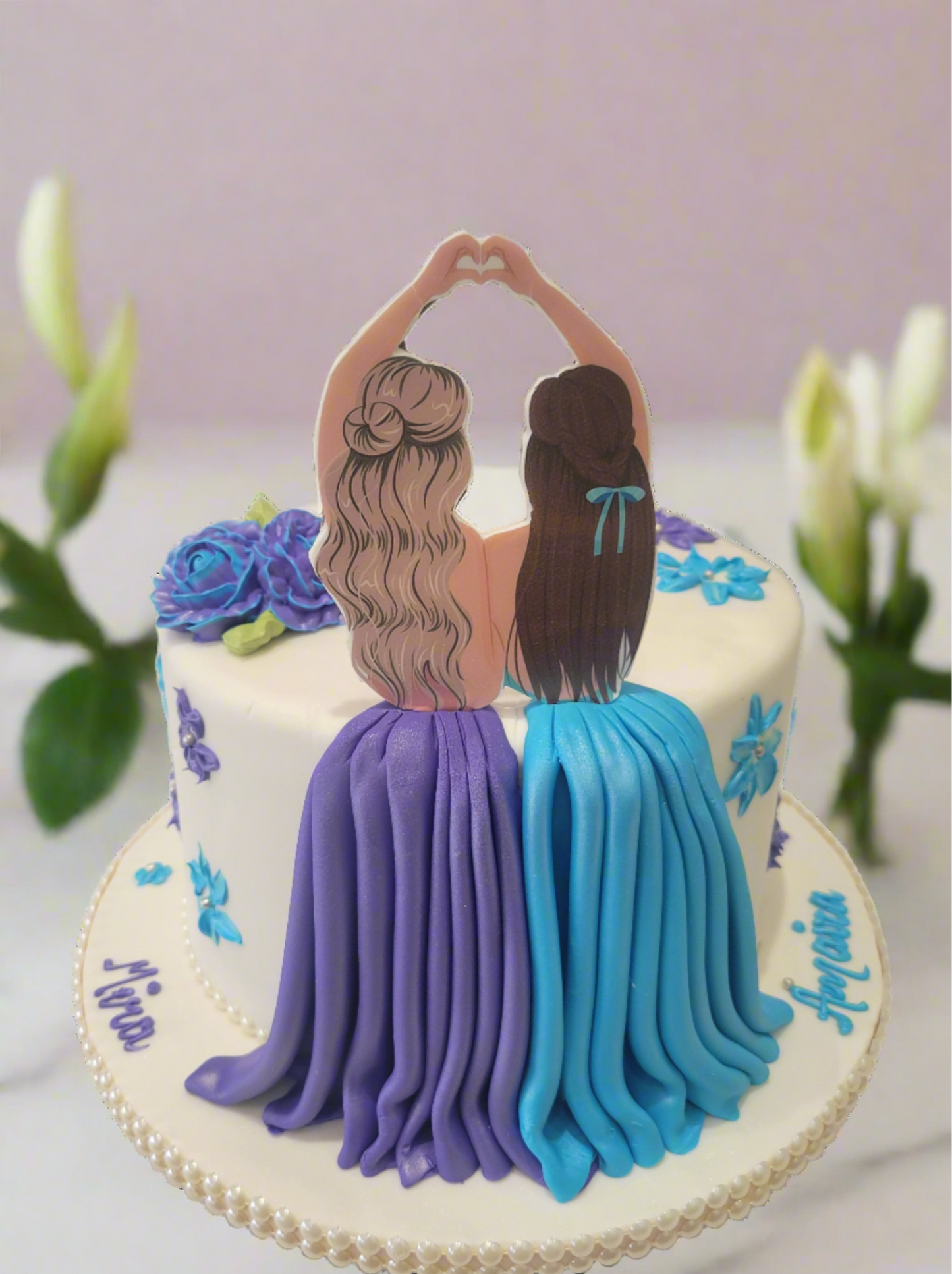 Bff Fondant Cake