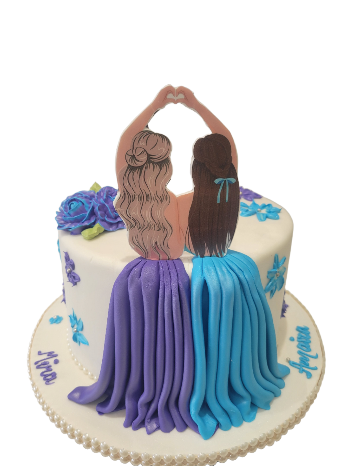 Bff Fondant Cake