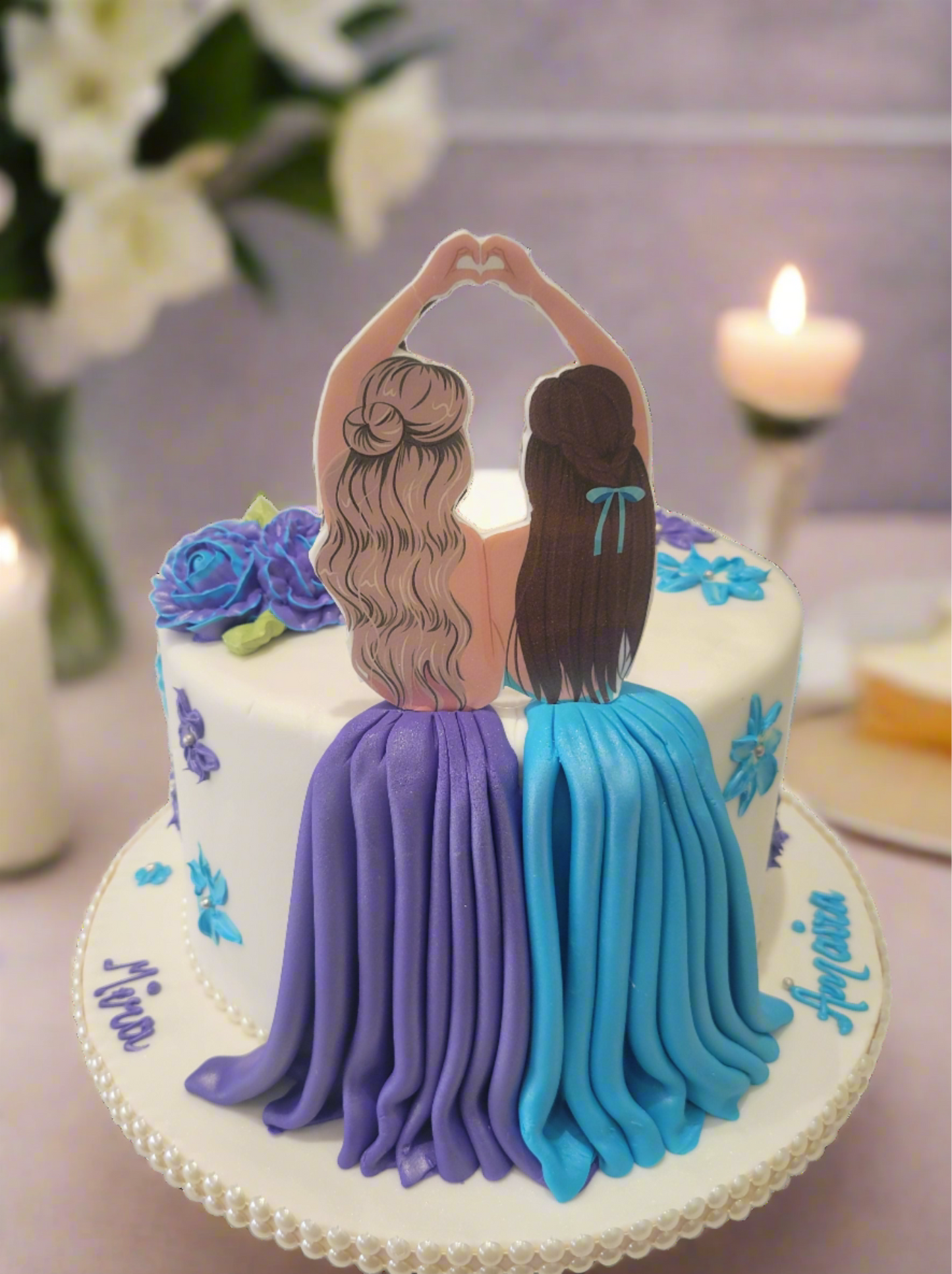 Bff Fondant Cake