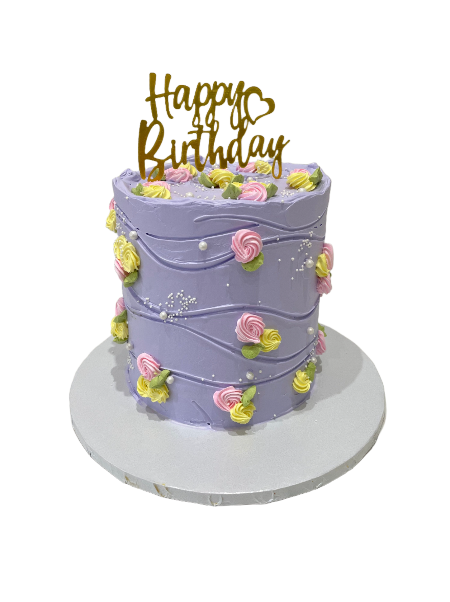 Billy Lavender Floral Cake