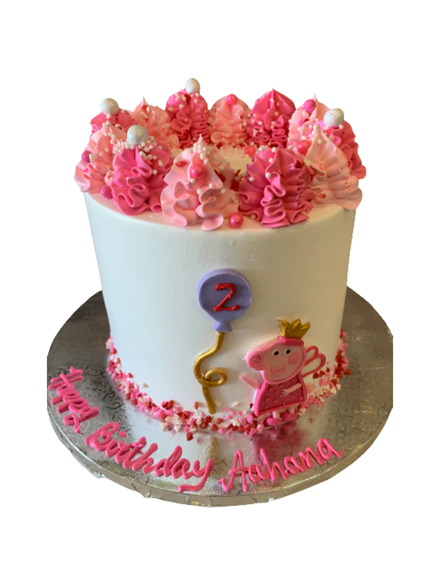 Aahana Peppa Pig Cream Cake