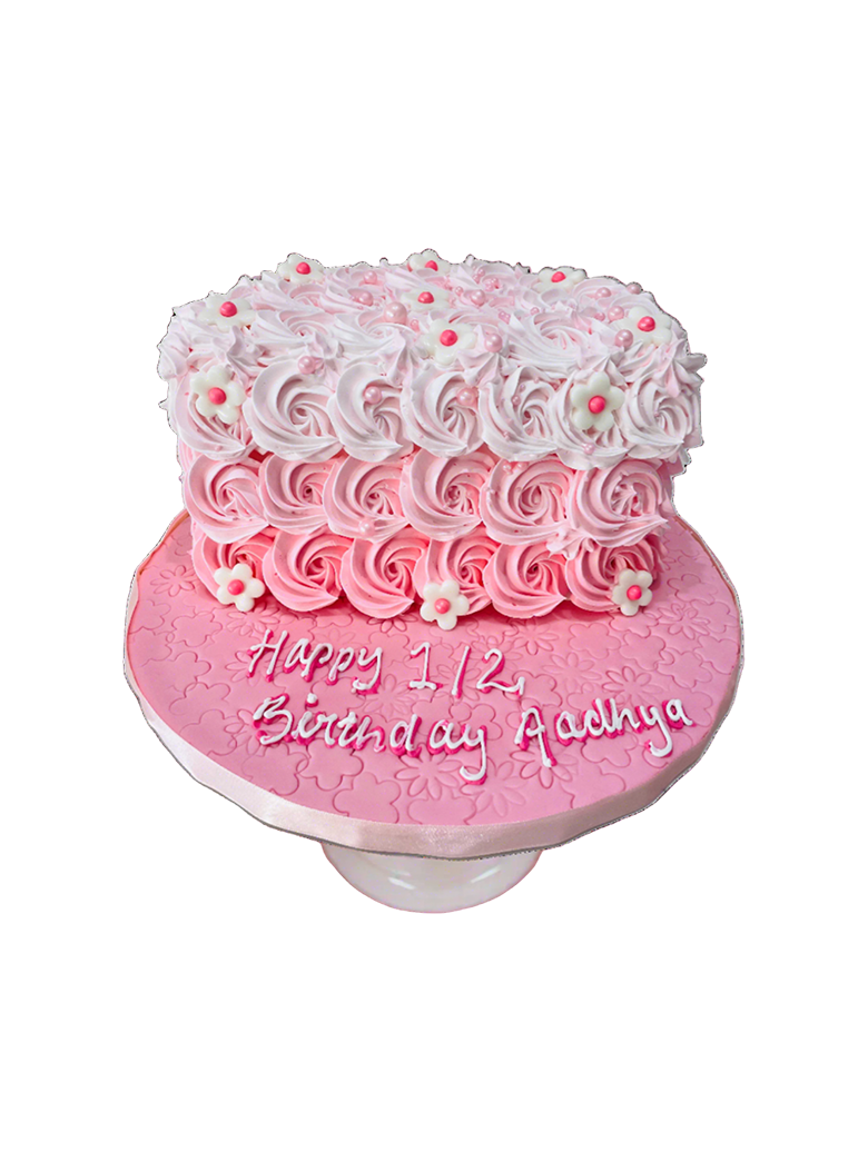 Adhaya Half Birthday Cake