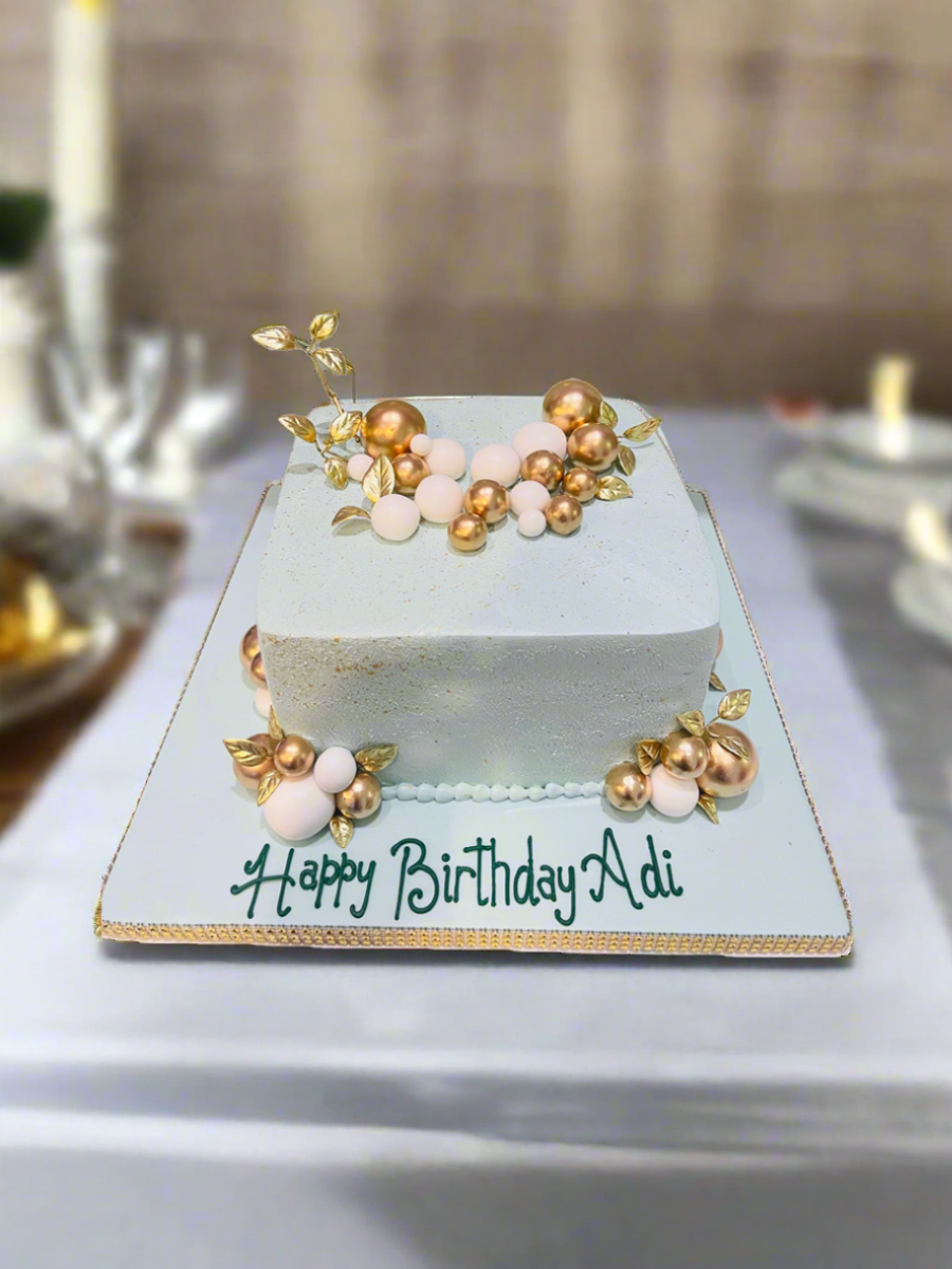 Adi Blue Birthday Cake