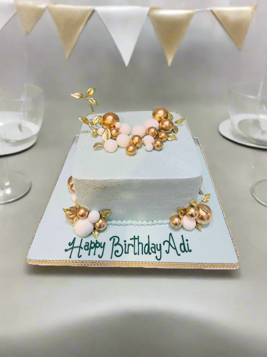 Adi Blue Birthday Cake